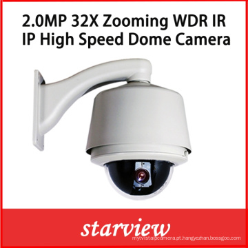 2.0MP 32X Zooming IP Outdoor Foco Automático Alta Velocidade Dome Network PTZ Dome Camera
